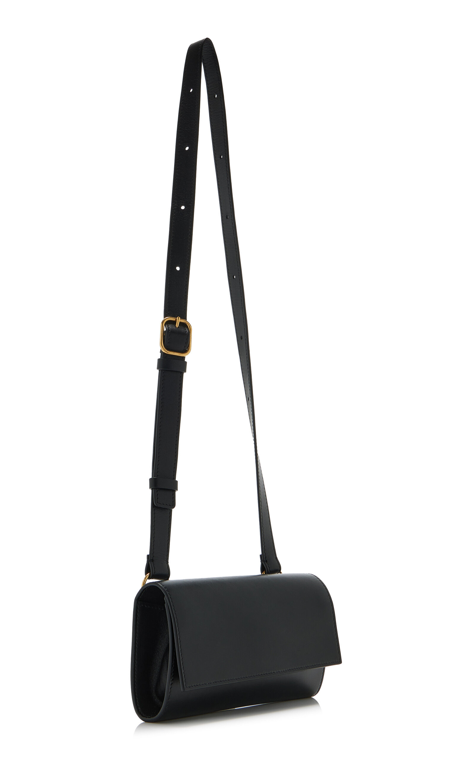 Convertible Leather Belt Bag black - 4