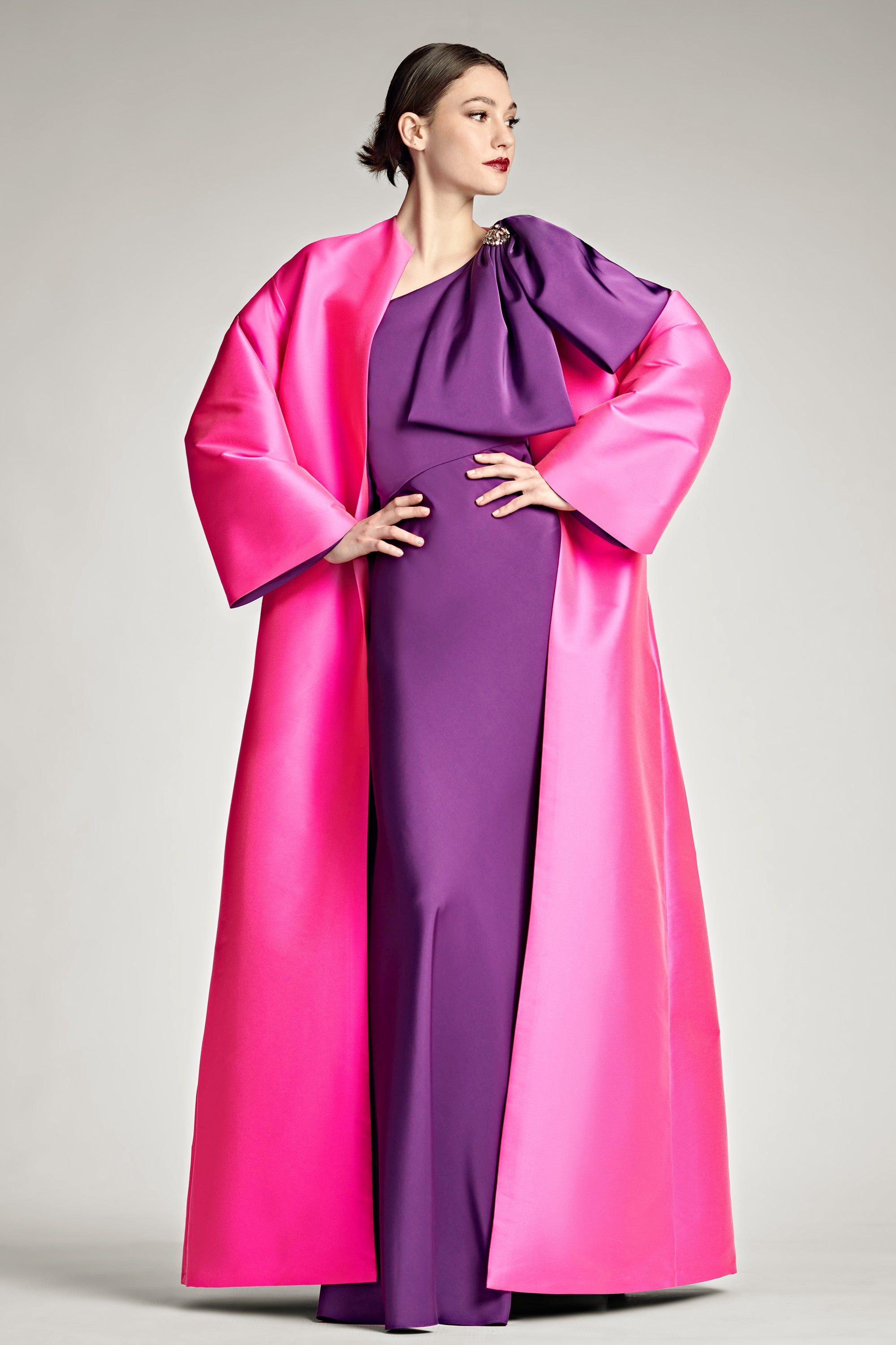 Calliope Coat - Fuchsia - 1