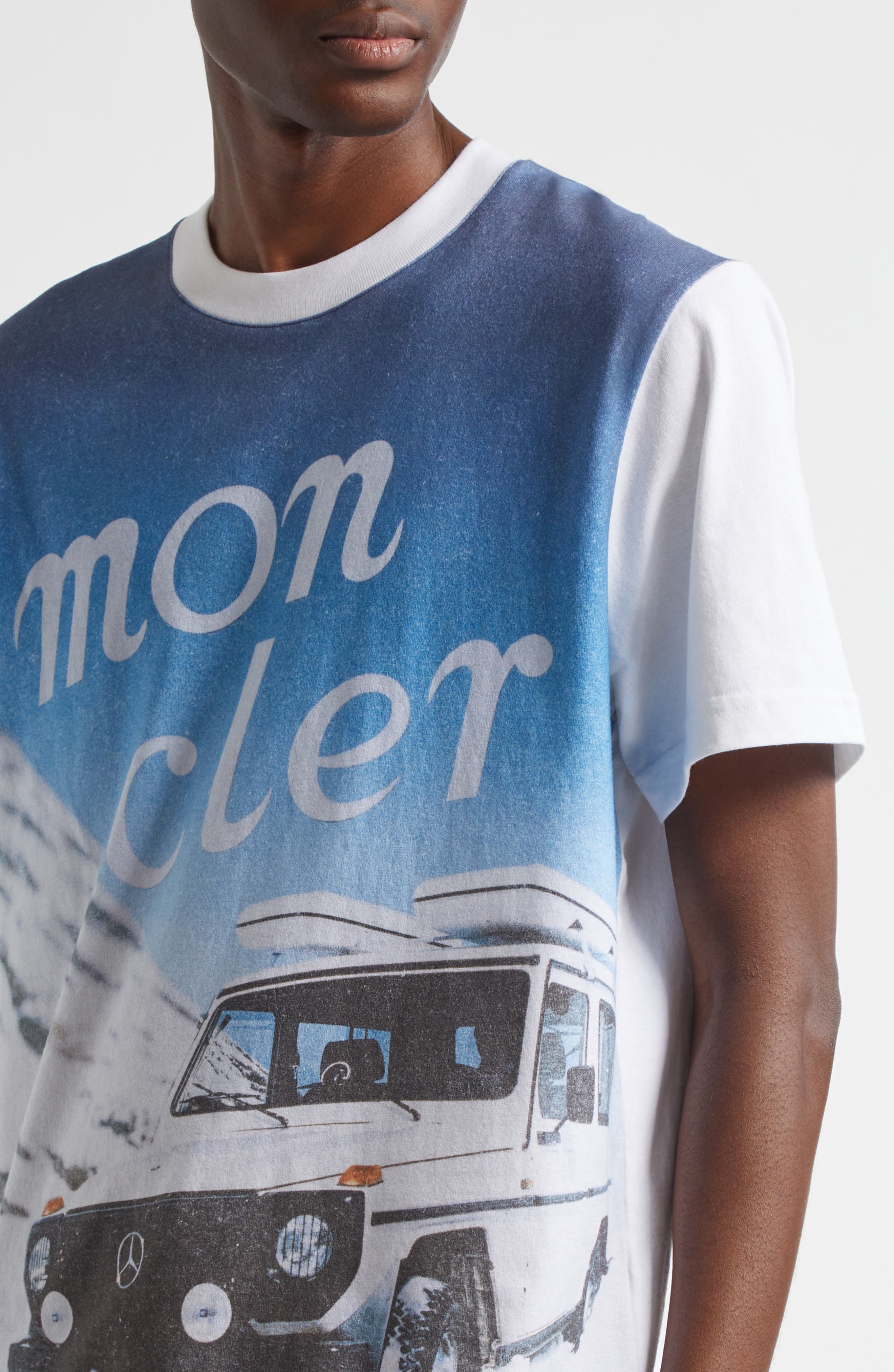 Moncler Genius x Mercedes-Benz by Nigo Graphic T-Shirt in 001 - 4