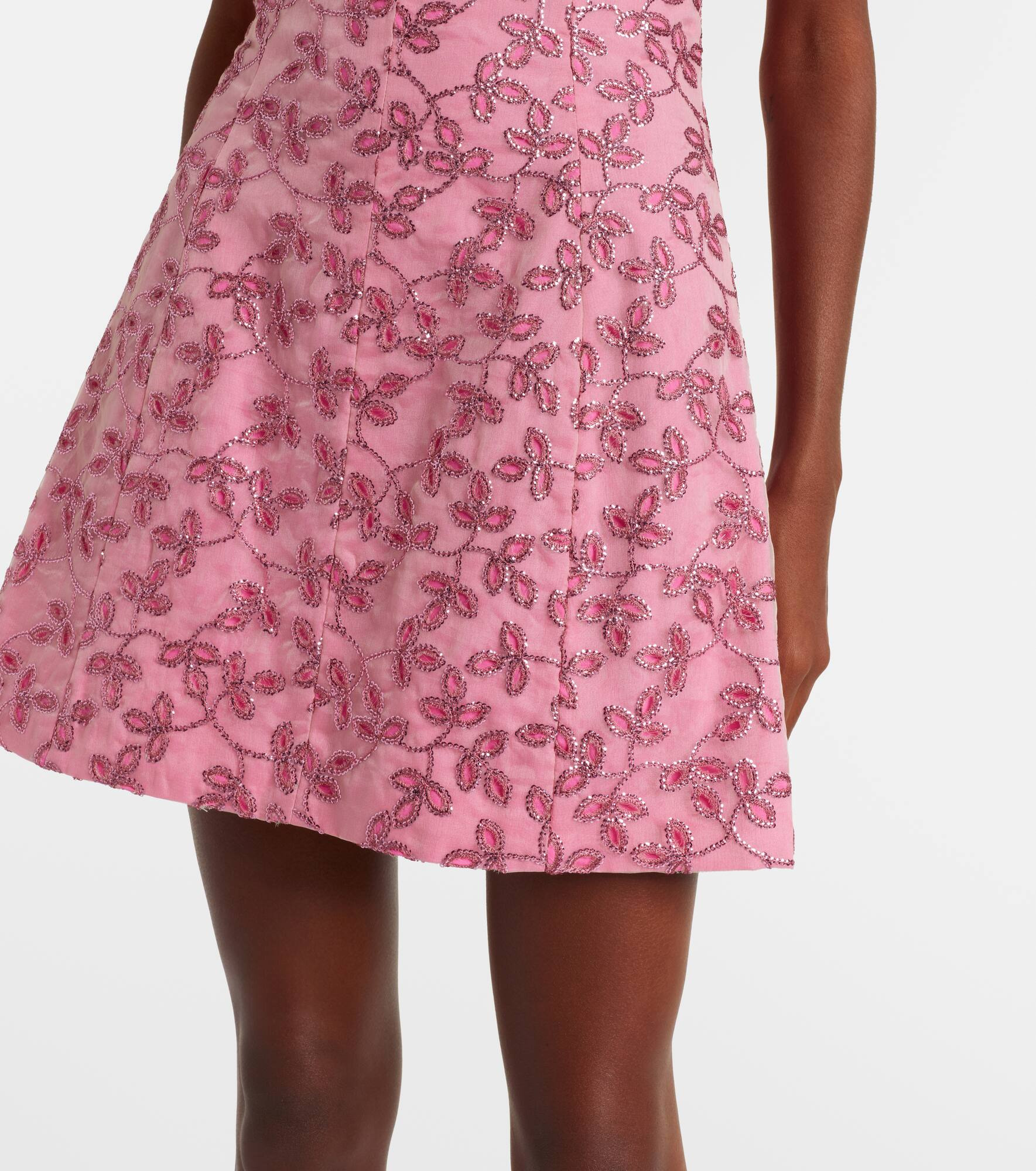 Floral sequined minidress - 5