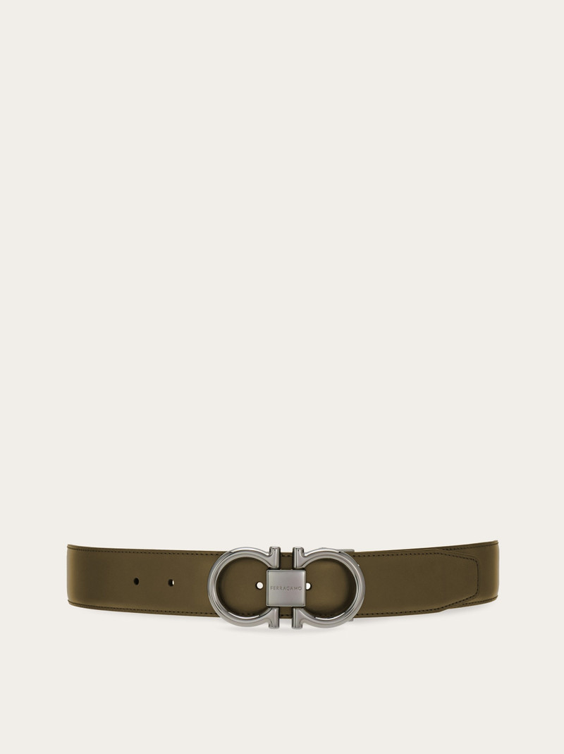 Reversible and adjustable Gancini belt 1