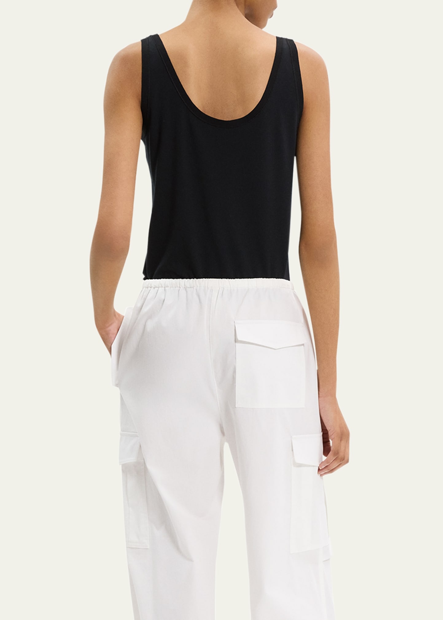 Sweater Trim Tank Top - 3