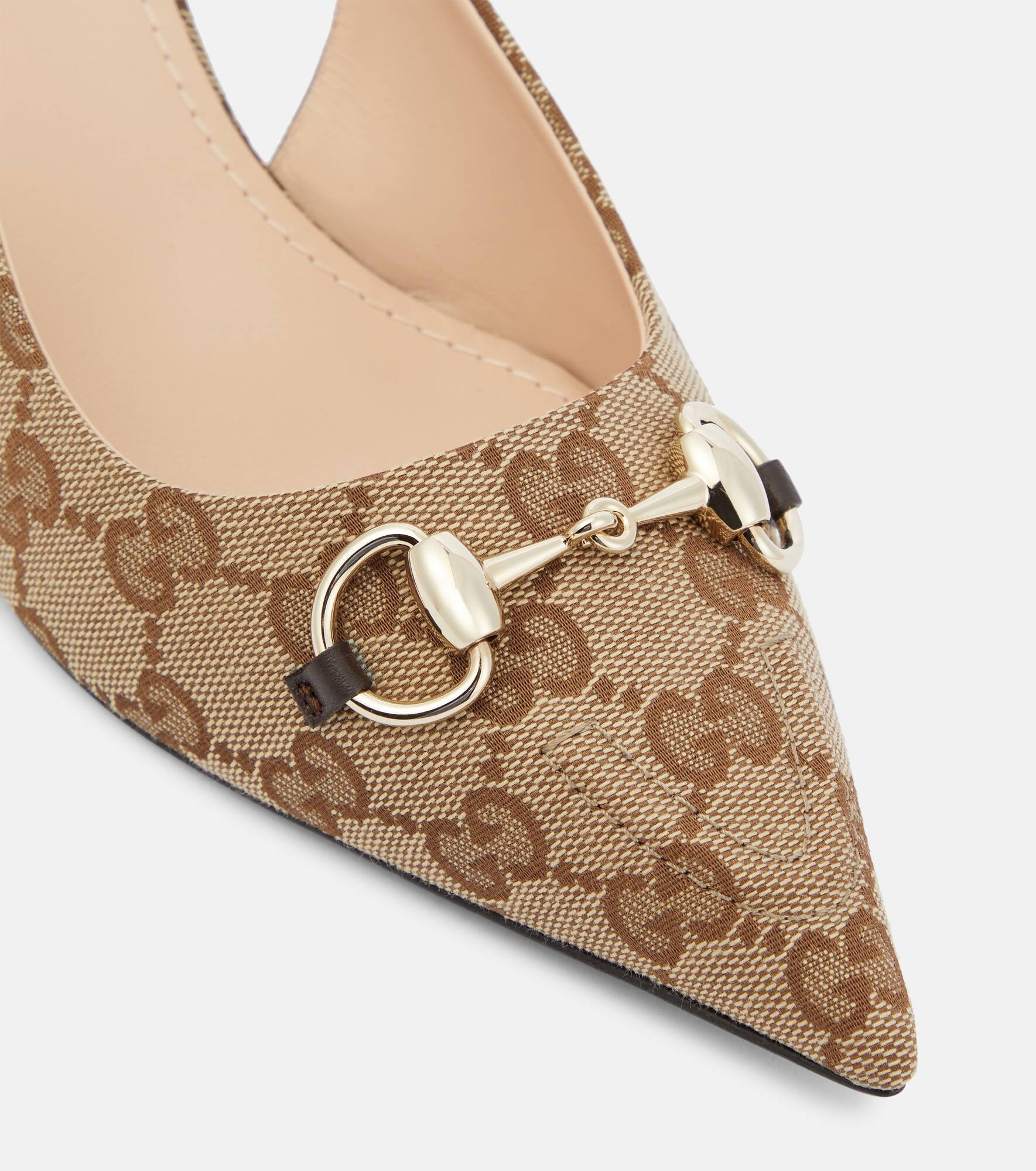 Horsebit GG slingback pumps - 5