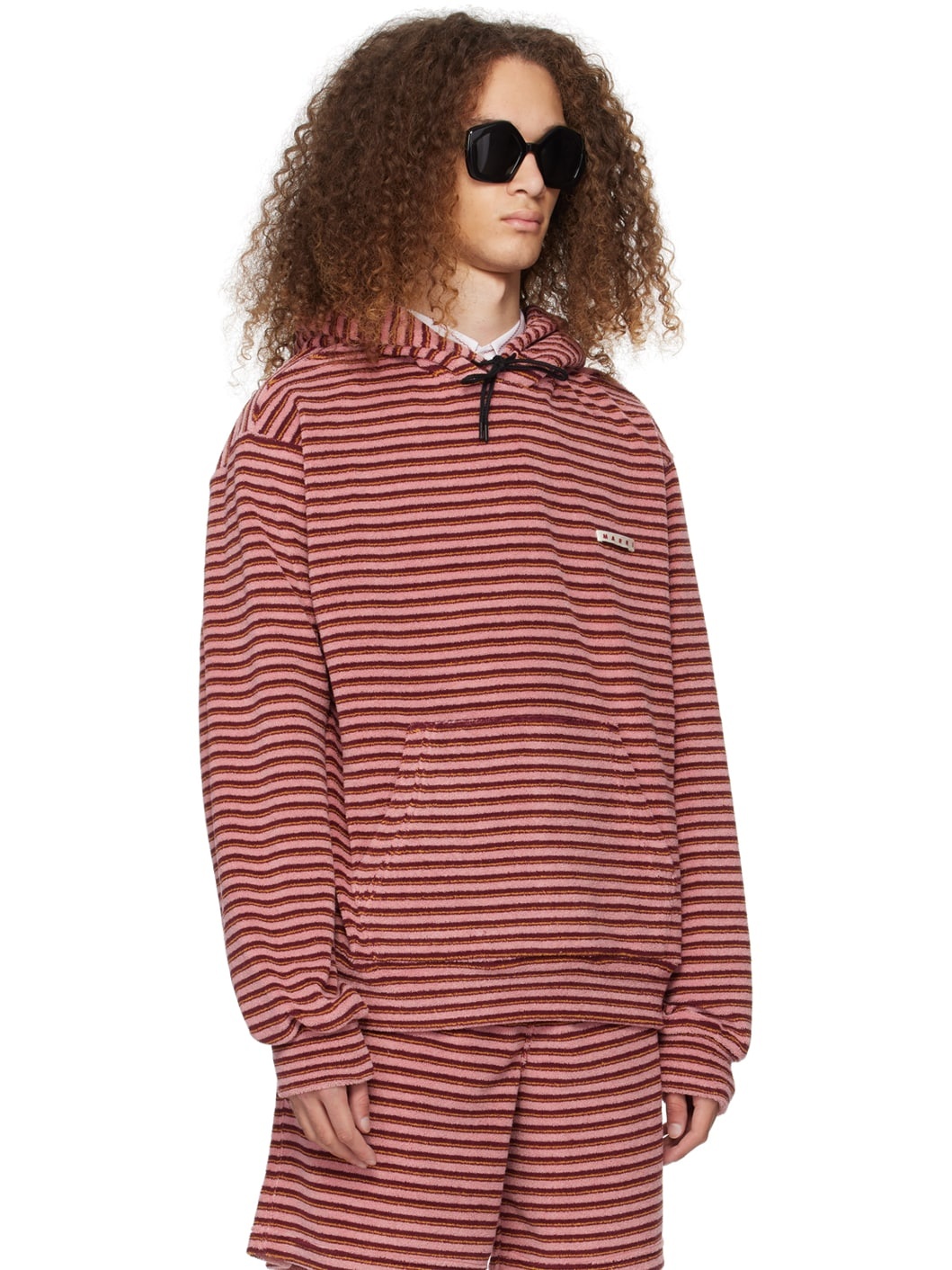 Pink Striped Hoodie - 2