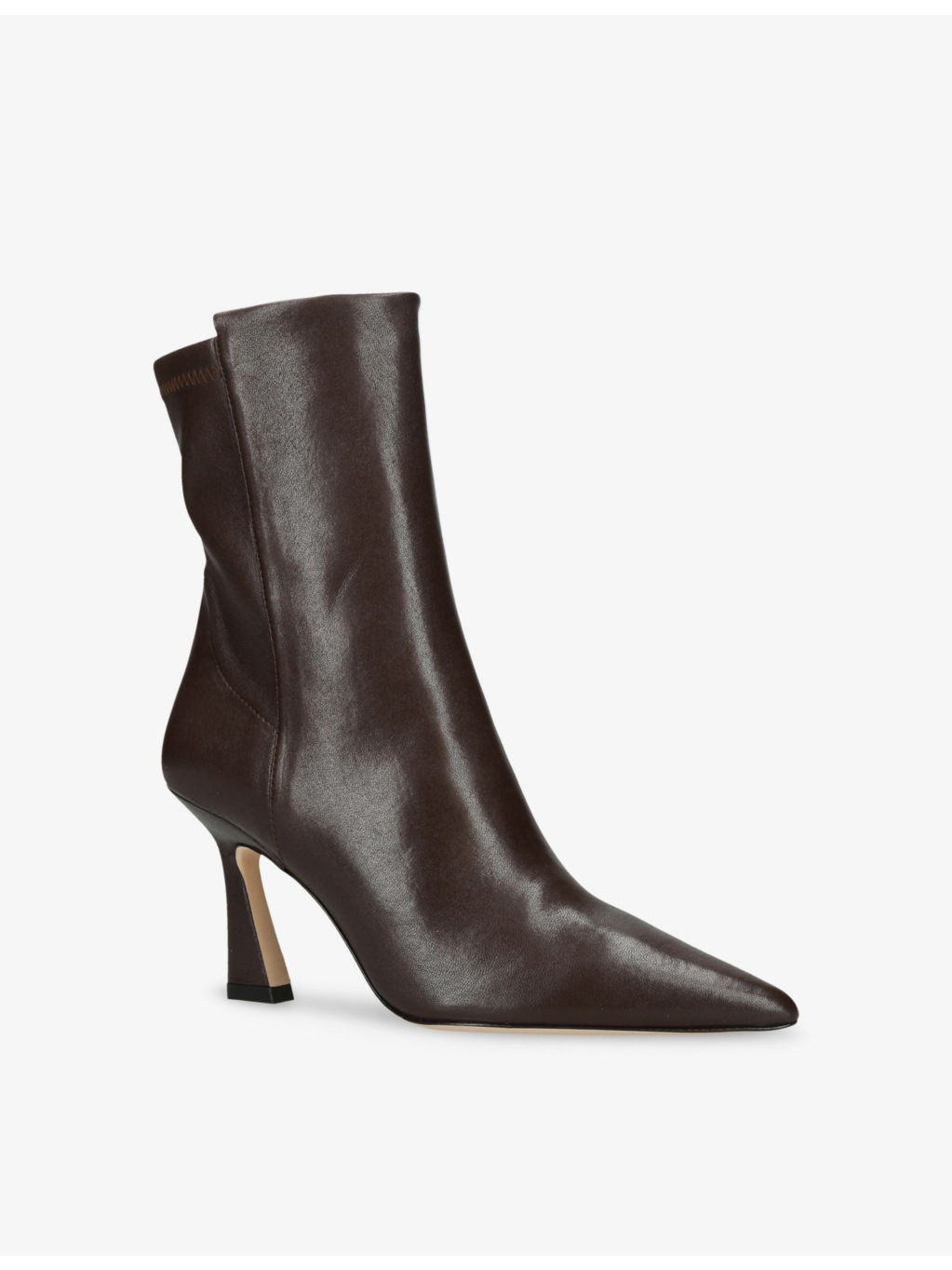 Vinnie 85 Heeled Leather Ankle Boots - 3