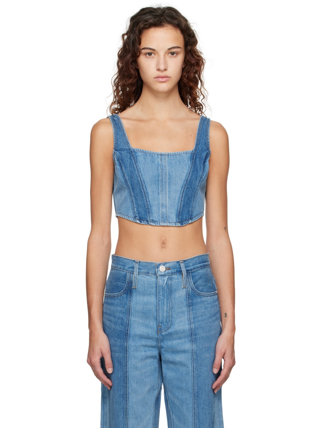 Indigo Barrel Tank Top - 1