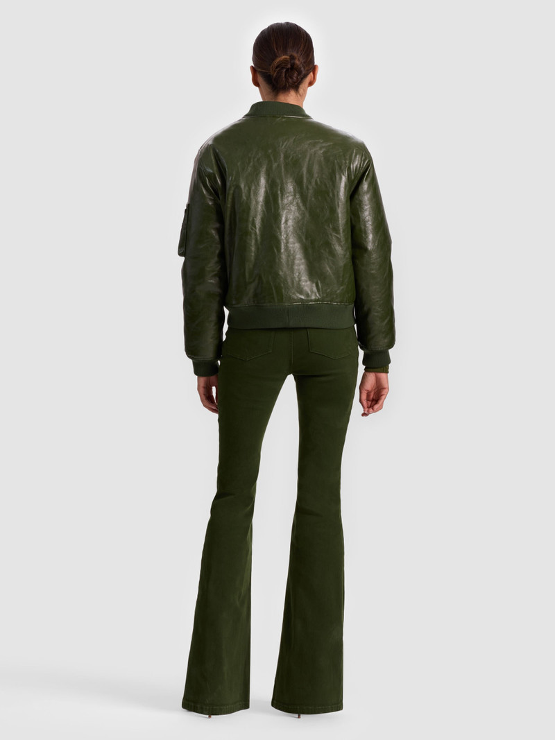 Alice + Olivia BECKY REVERSIBLE FAUX FUR BOMBER JACKET outlook