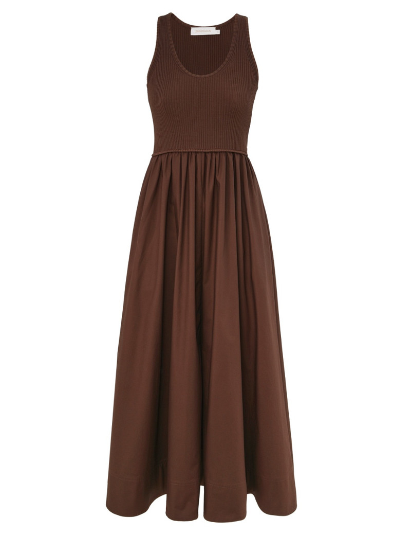POPLIN RACER DRESS - 1