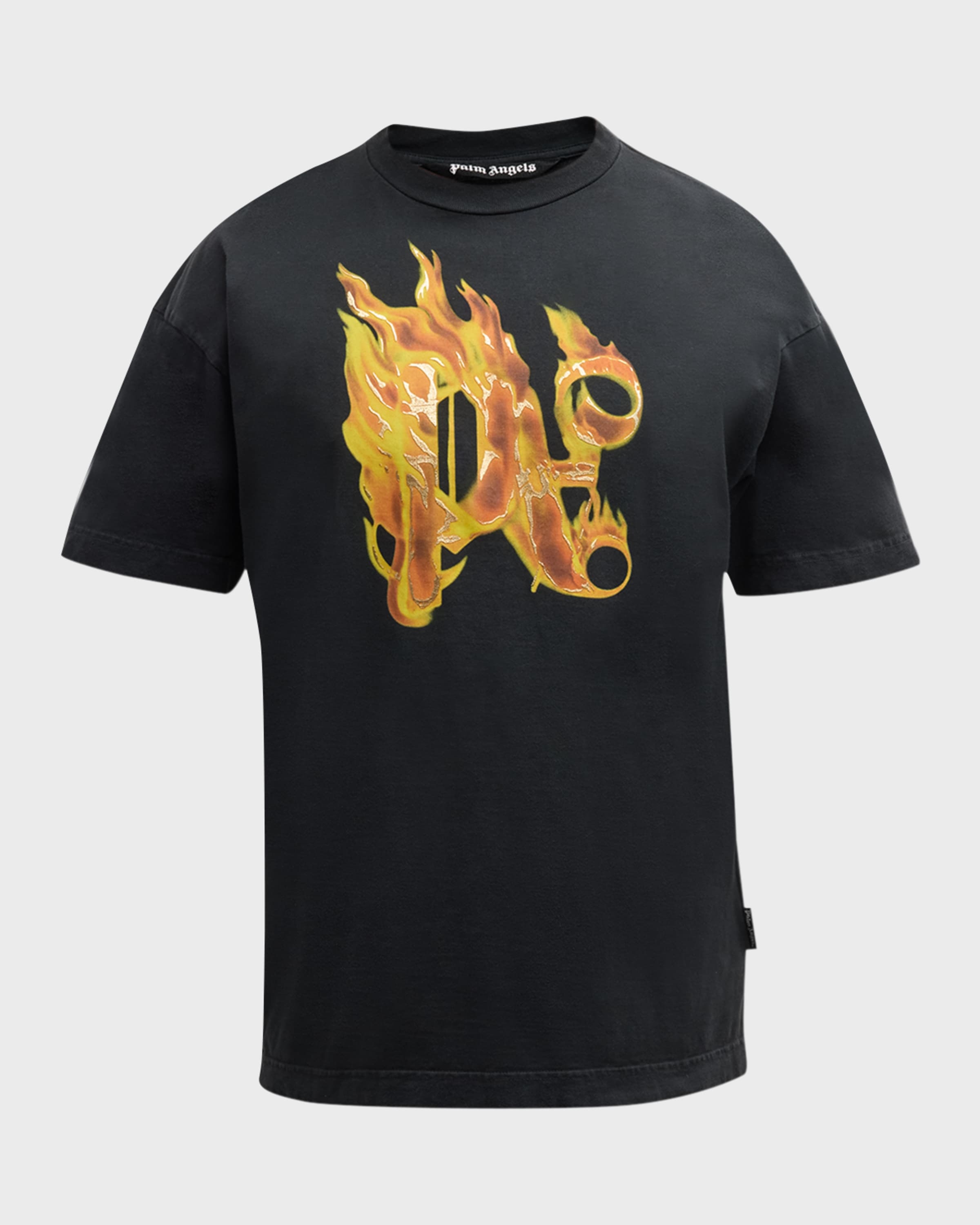 Men's Burning Monogram T-Shirt - 1