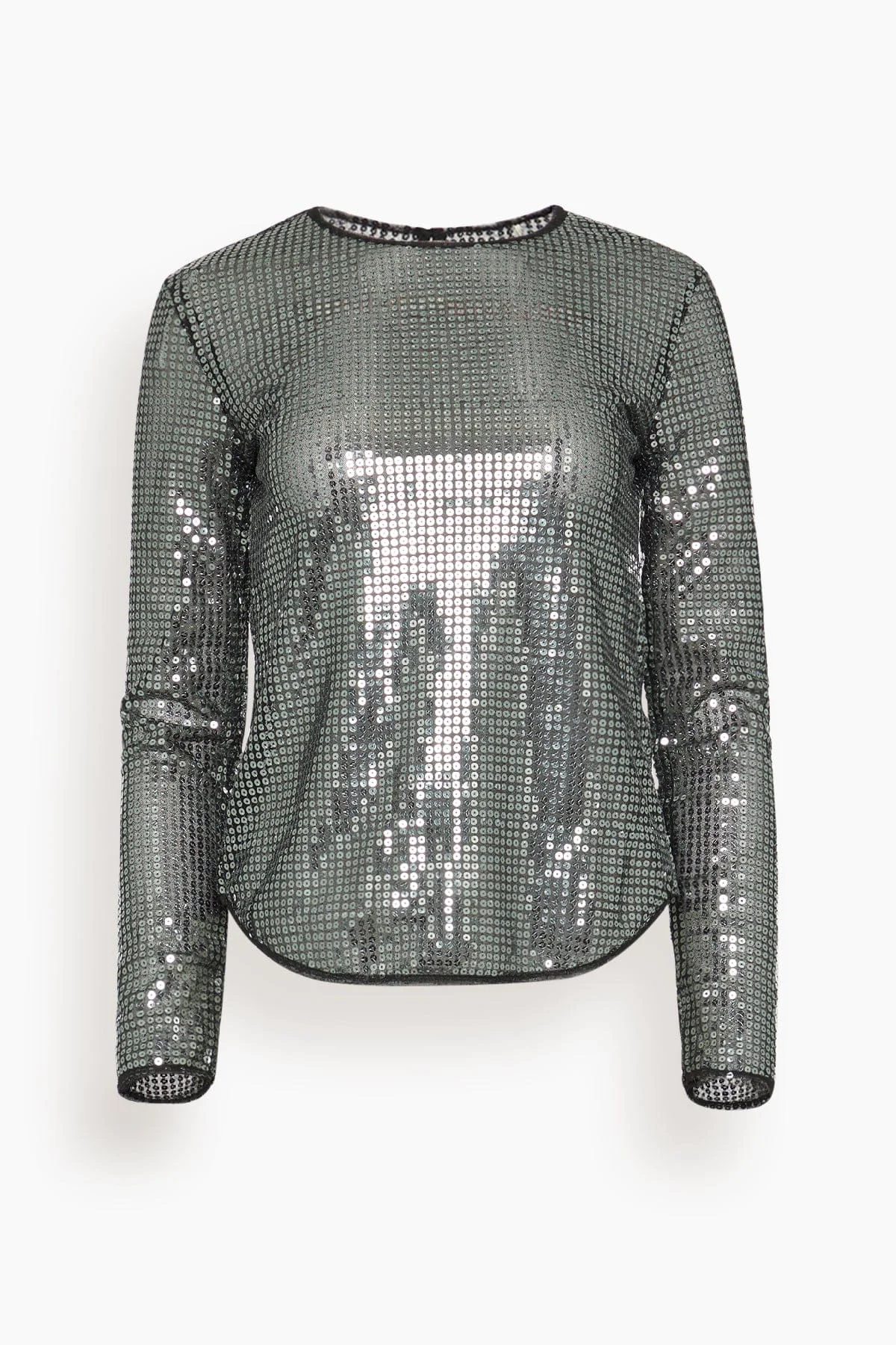 Hilda Top in Gunmetal - 1