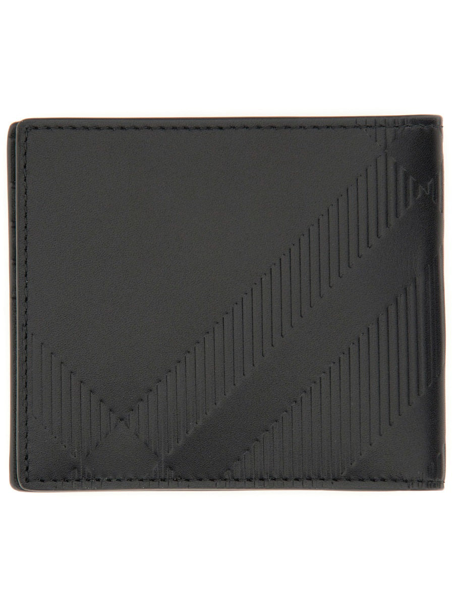 Burberry Men Embossed Check Wallet - 2