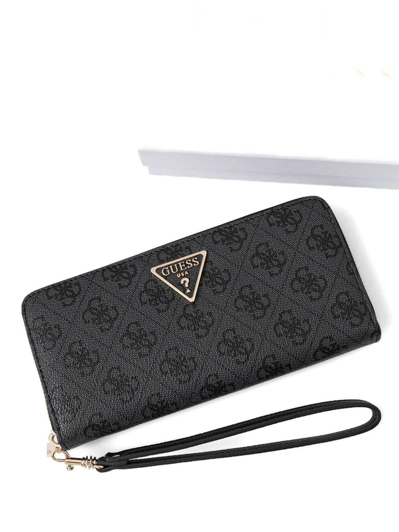 Laurel 4G logo-print zip-around maxi wallet 4
