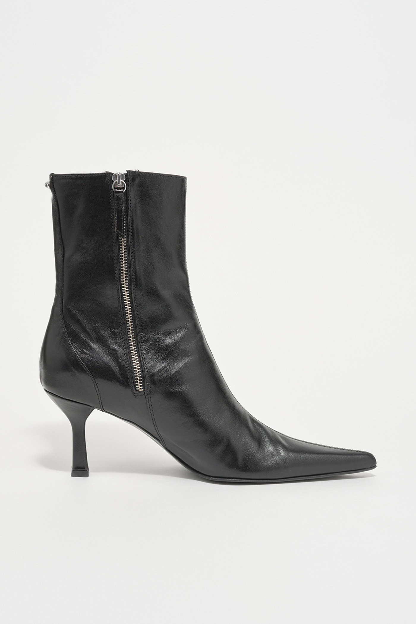 Slim Boot True Dyed Black Leather - 4