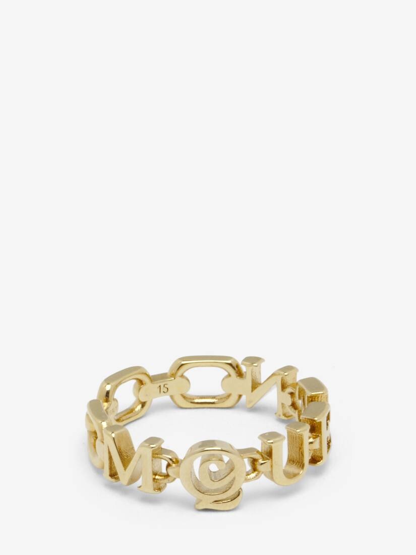 指輪・リング alexander mcqueen FW25 (836414 J161G0953) Alexander McQueen: Alexander McQueen: The Four Ring - Luxferity