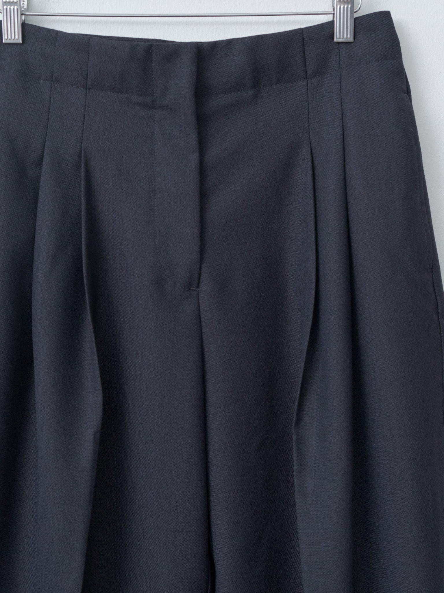 Lira Double Pleat Pant - Darkest Navy - 6