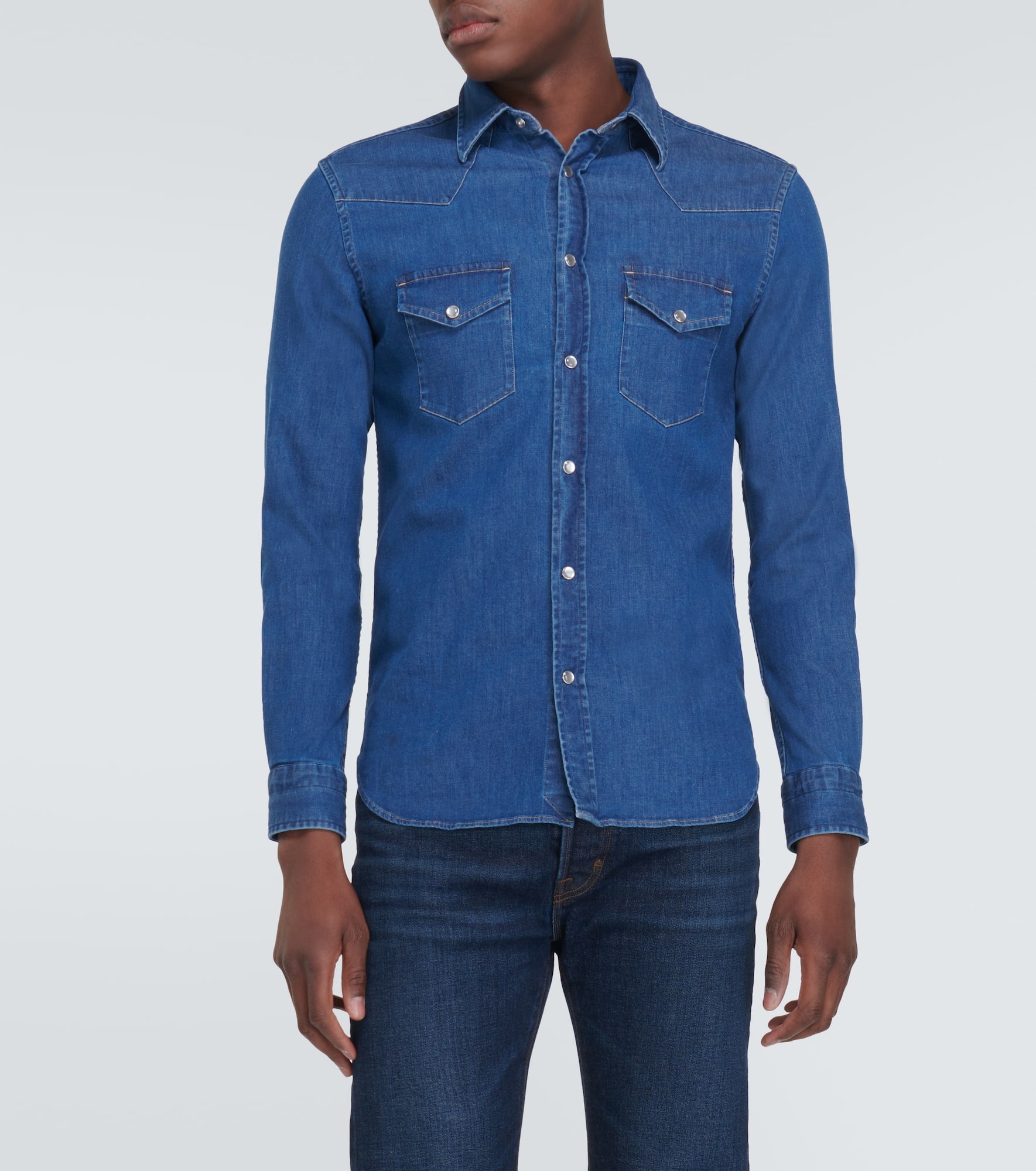 Denim Western shirt - 3