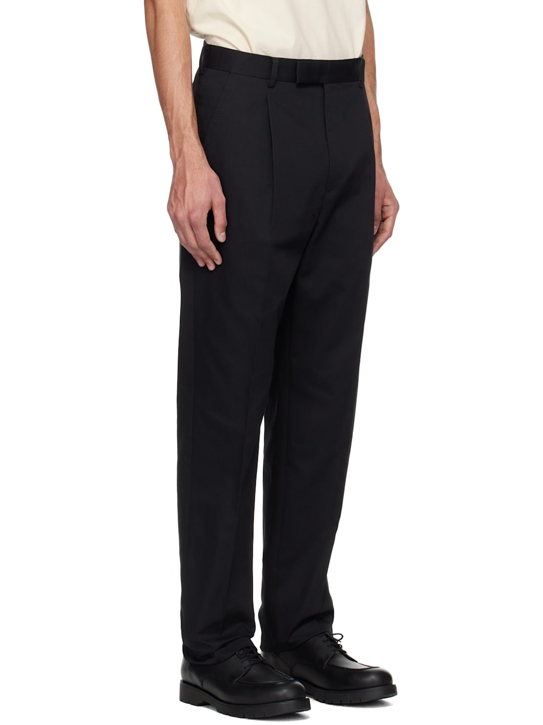 Black Pleated Trousers - 2