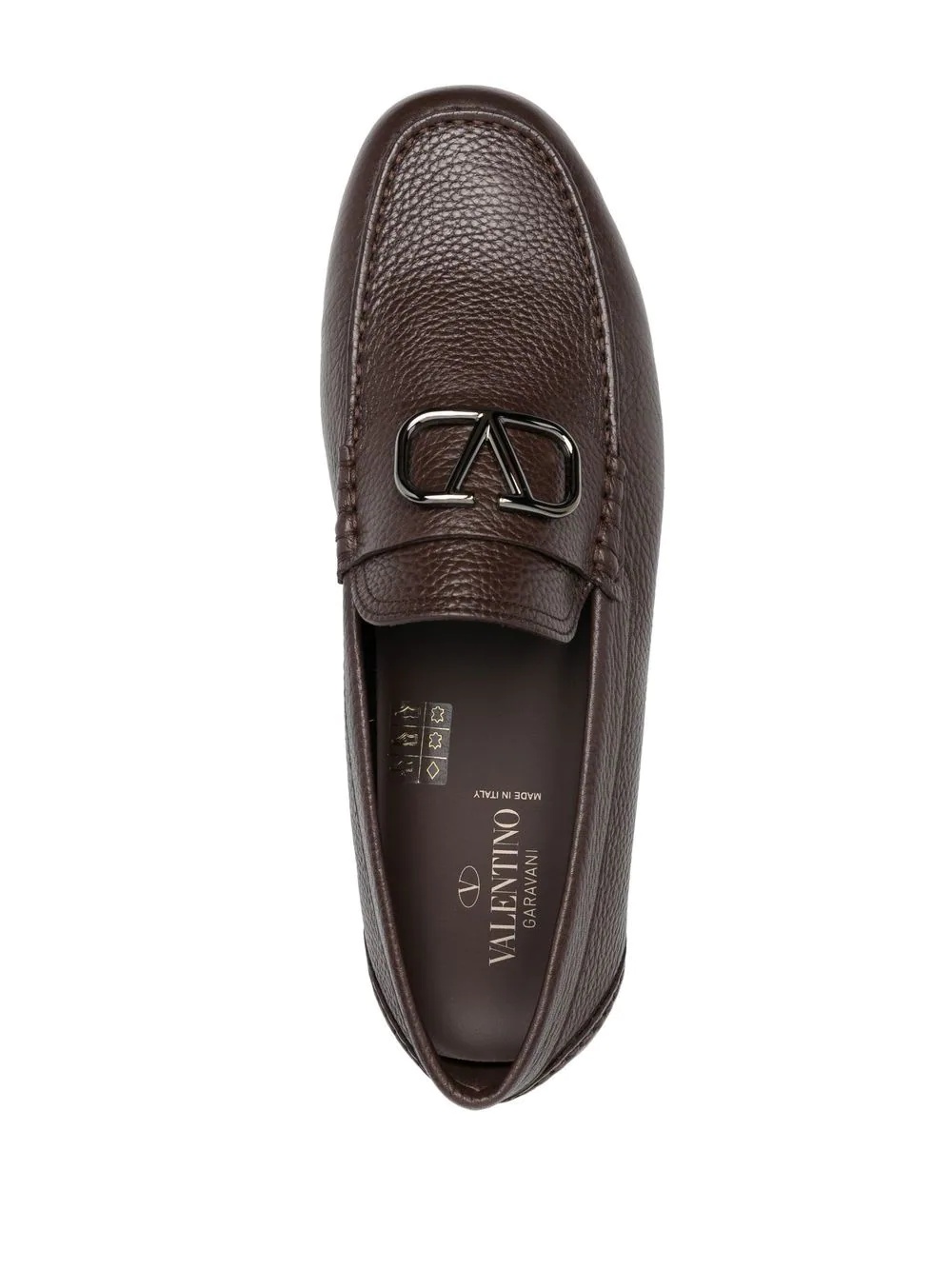 VLOGO leather loafers - 4