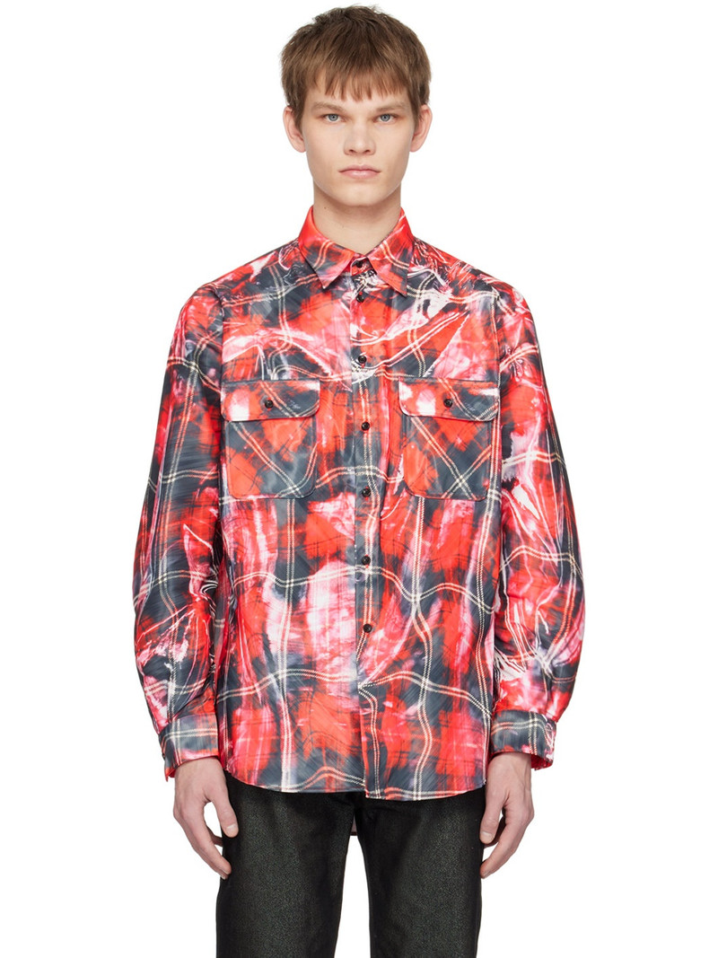 Red Mirage Checked Shirt 1