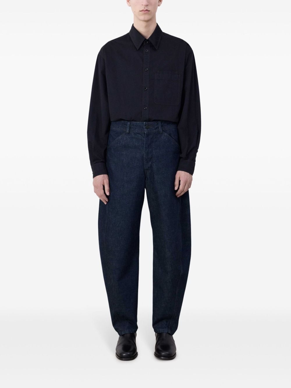 tapered balloon jeans - 2
