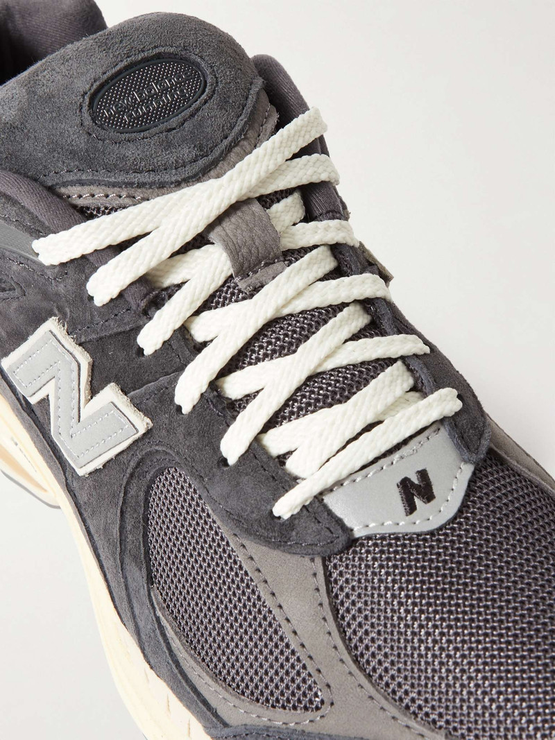2002R Leather-Trimmed Suede and Mesh Sneakers 6