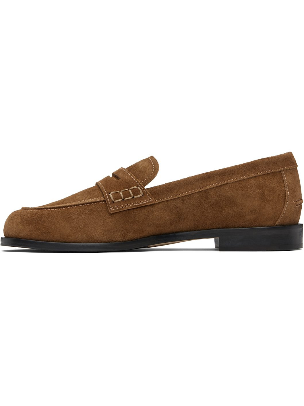 Tan Oscar Suede Loafers - 3