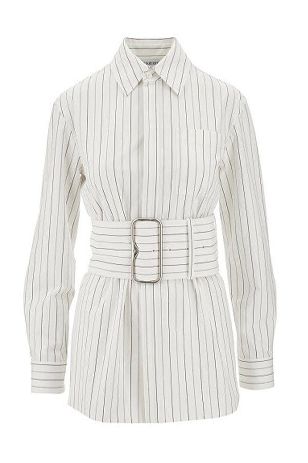 REGULAR FIT STRIPED COTTON SHIRT - 1