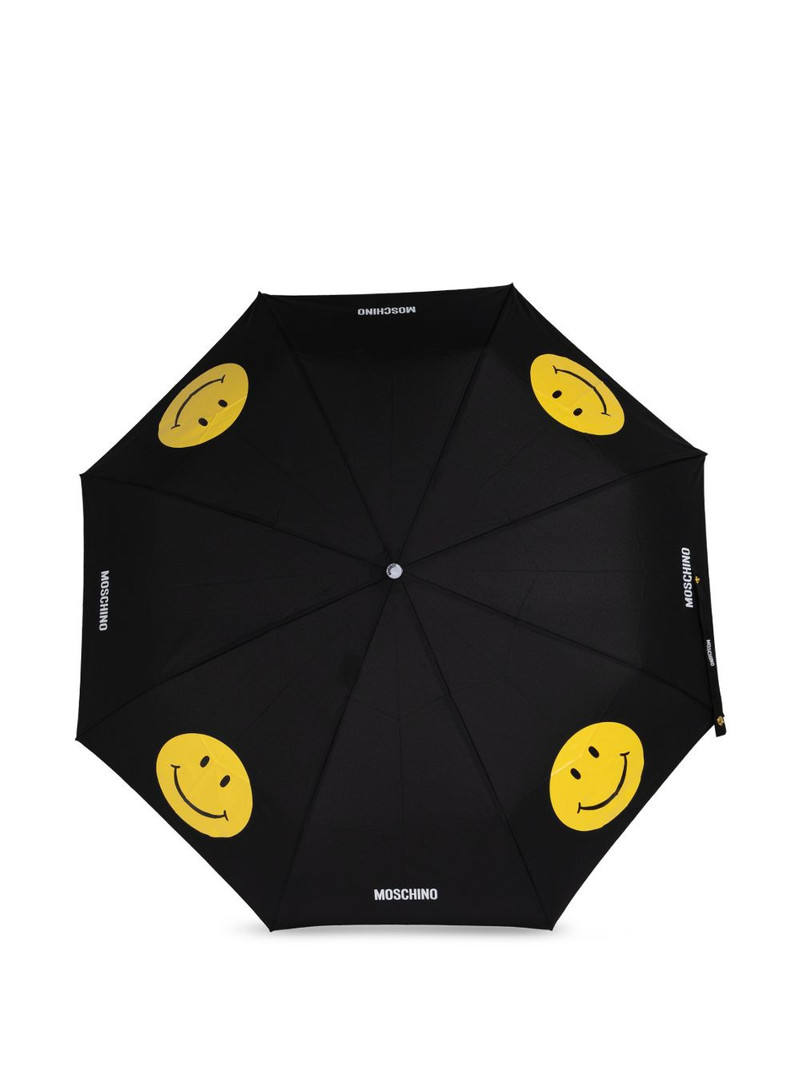 smiley face-print umbrella 1