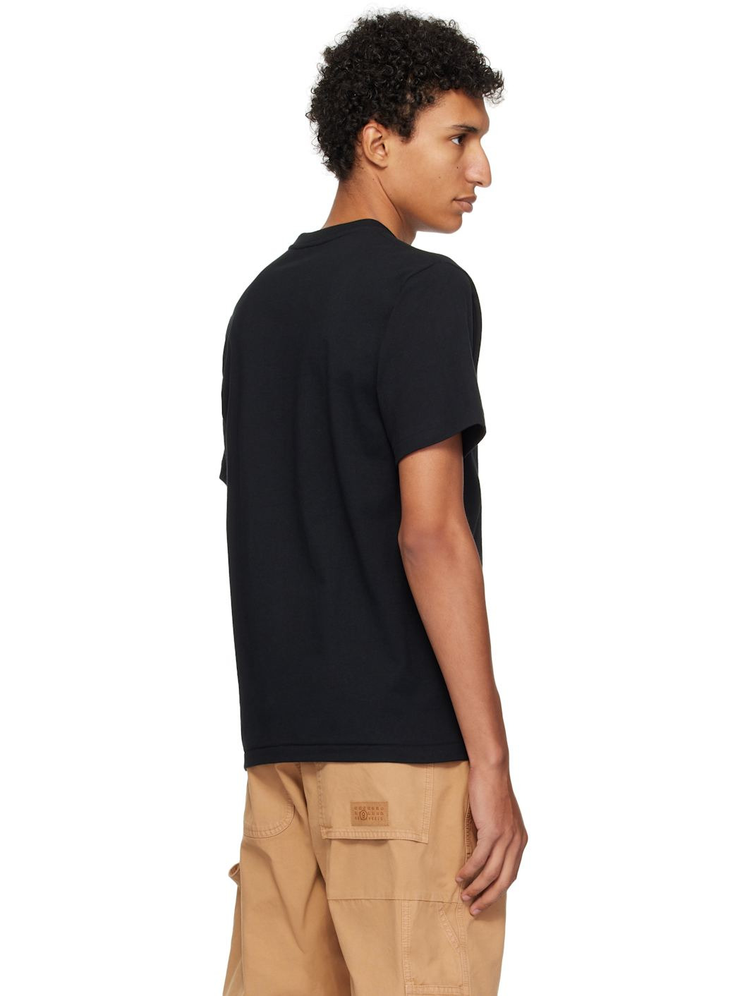 Black Printed Mad General College T-shirt - 3