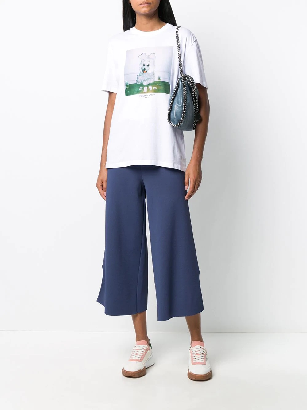 cut-out loose culottes - 2