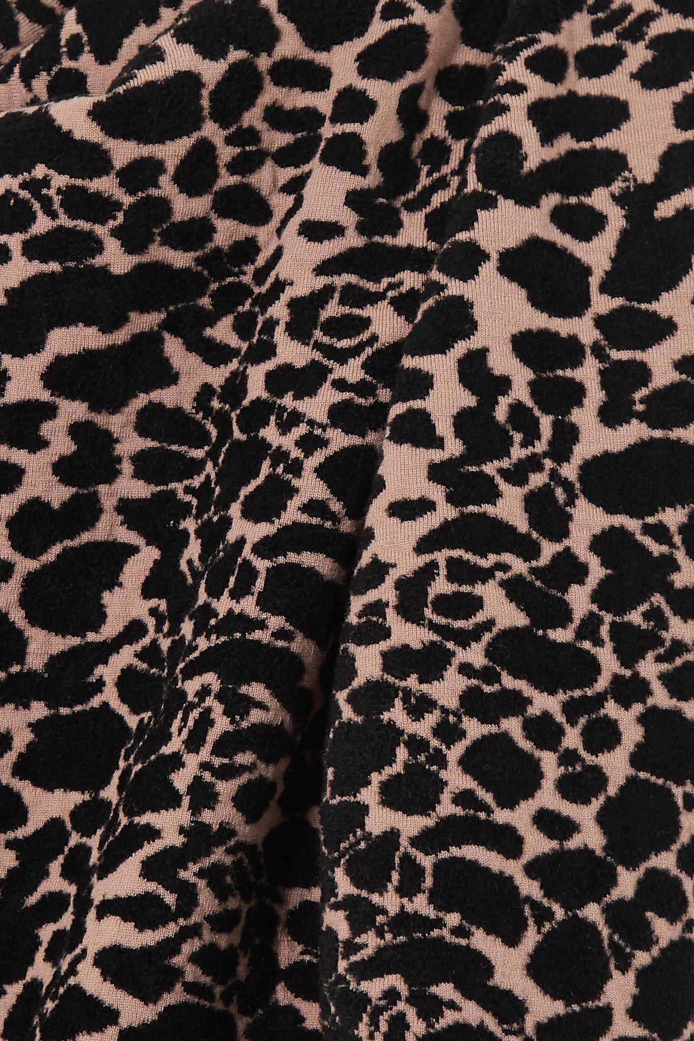 Leopard jacquard-knit jumpsuit - 4