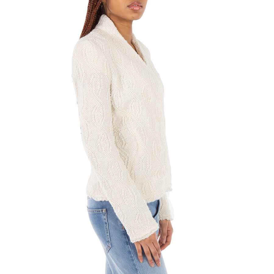Isabel Marant Ladies Ecru Loyana Cowens Jacket - 3