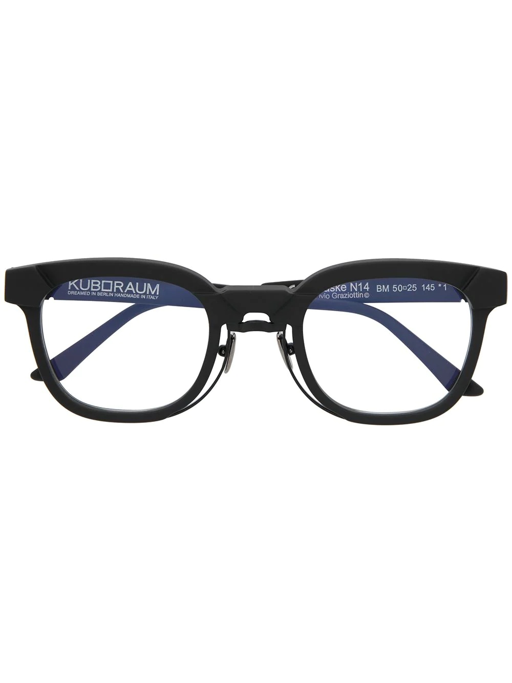 clear-lens wayfarer glasses - 1