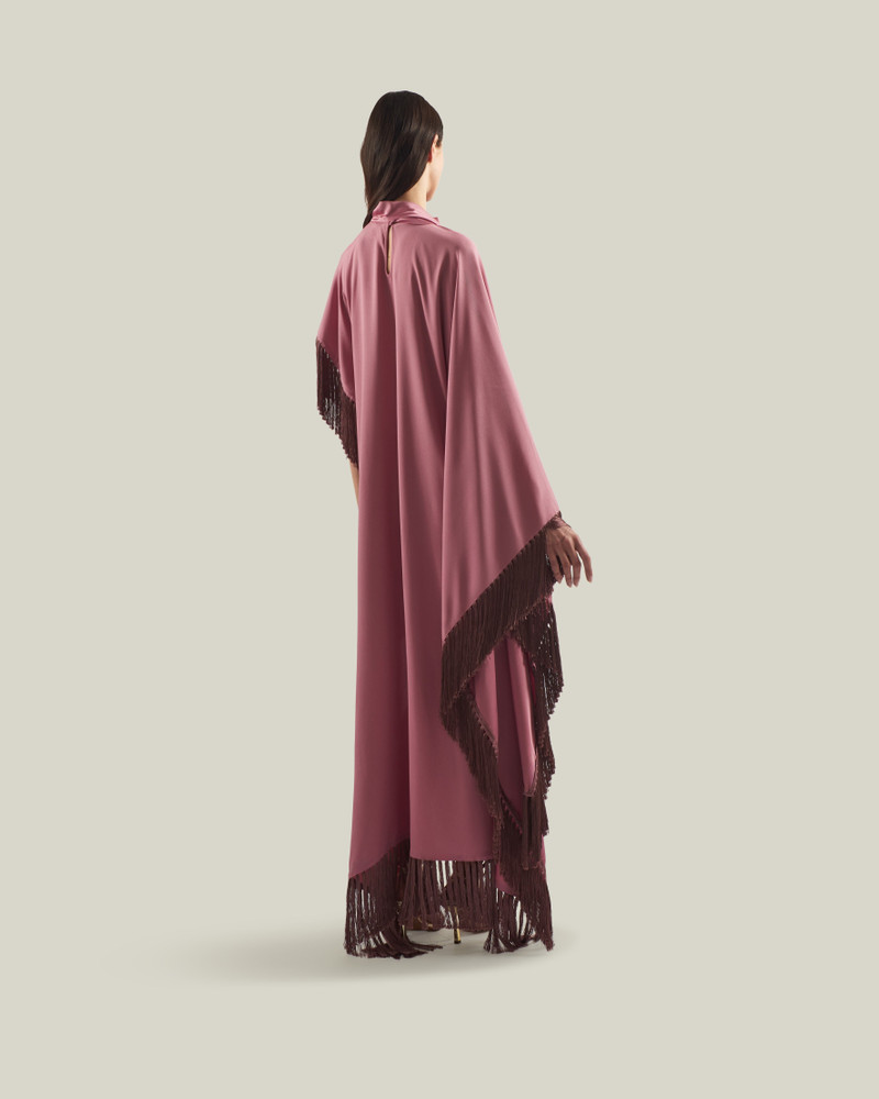 California Tassel Kaftan in Antique Pink 3