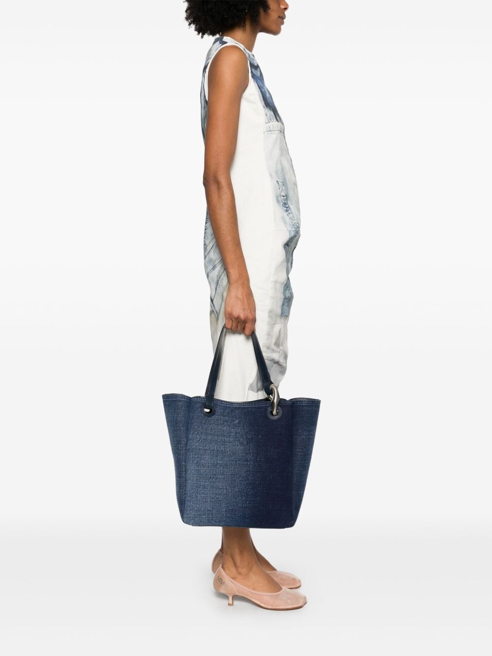 denim tote bag - 2