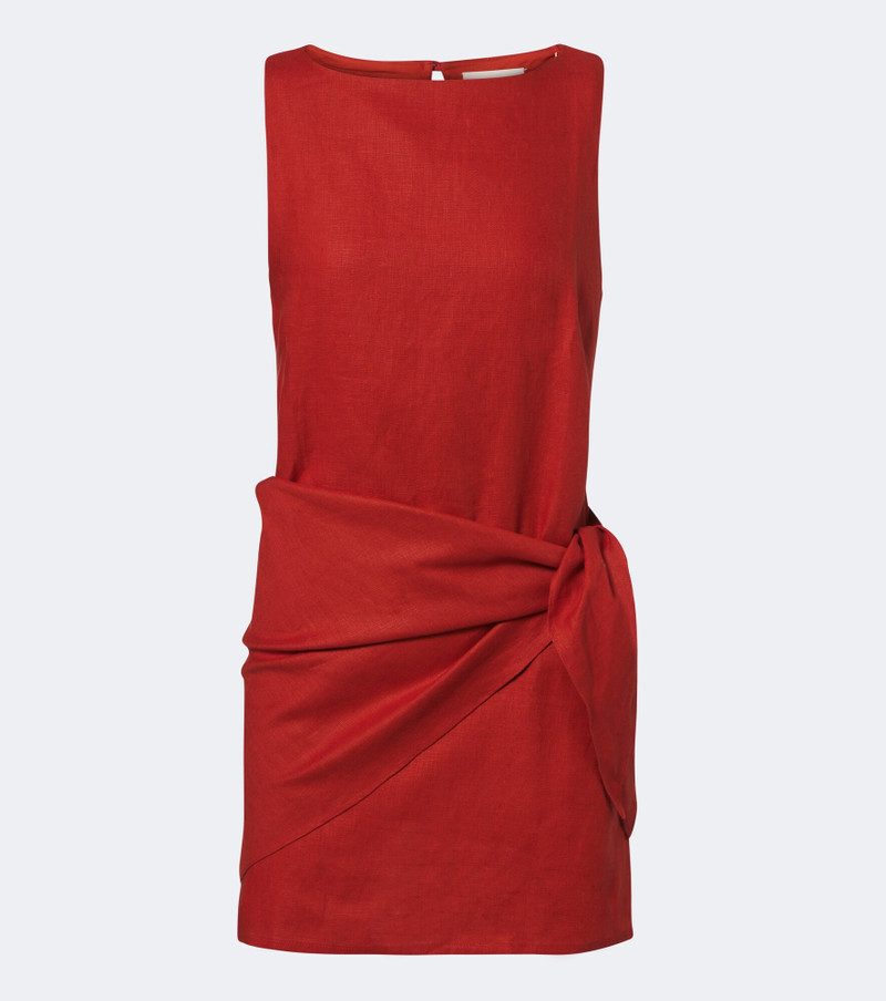 Souline belted linen minidress 1