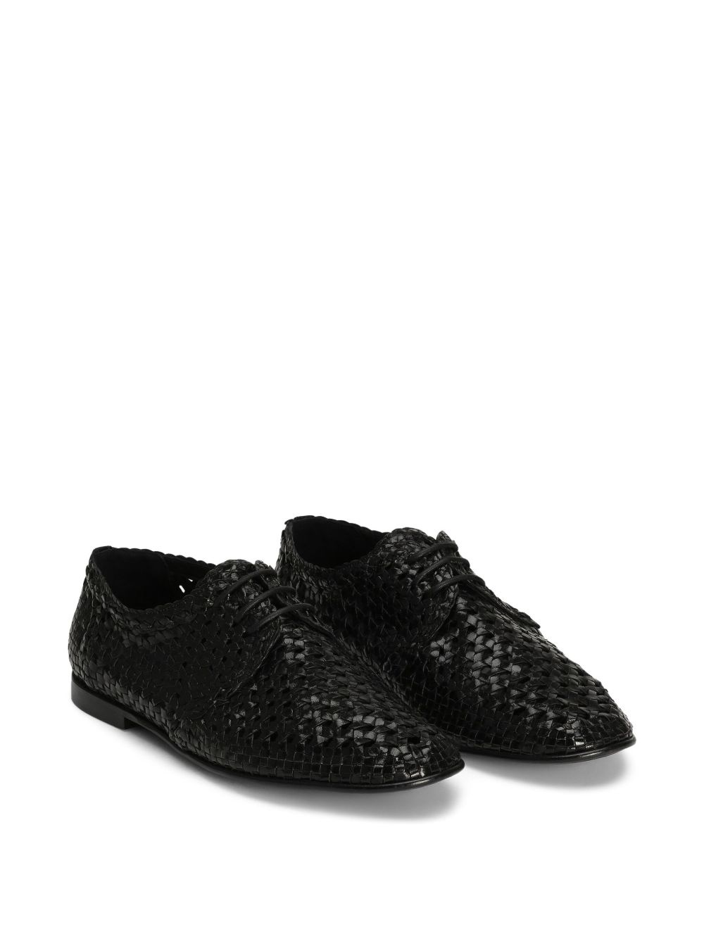 leather derby shoes - 2