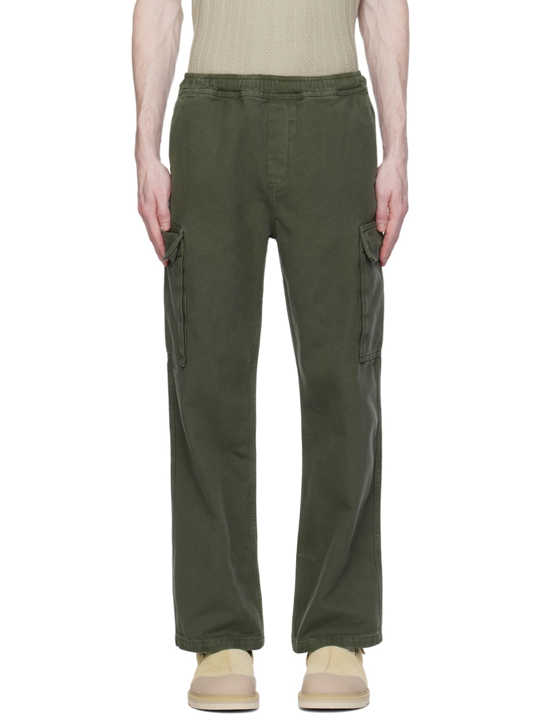 Green Samagnus Cargo Pants - 1