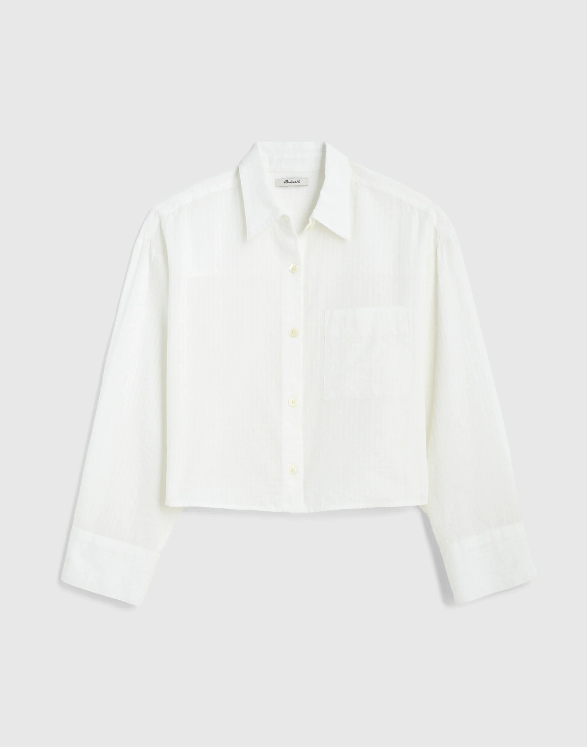 Straight-Hem Shirt - 1