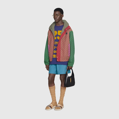 GUCCI GG Multicolor canvas zip jacket outlook