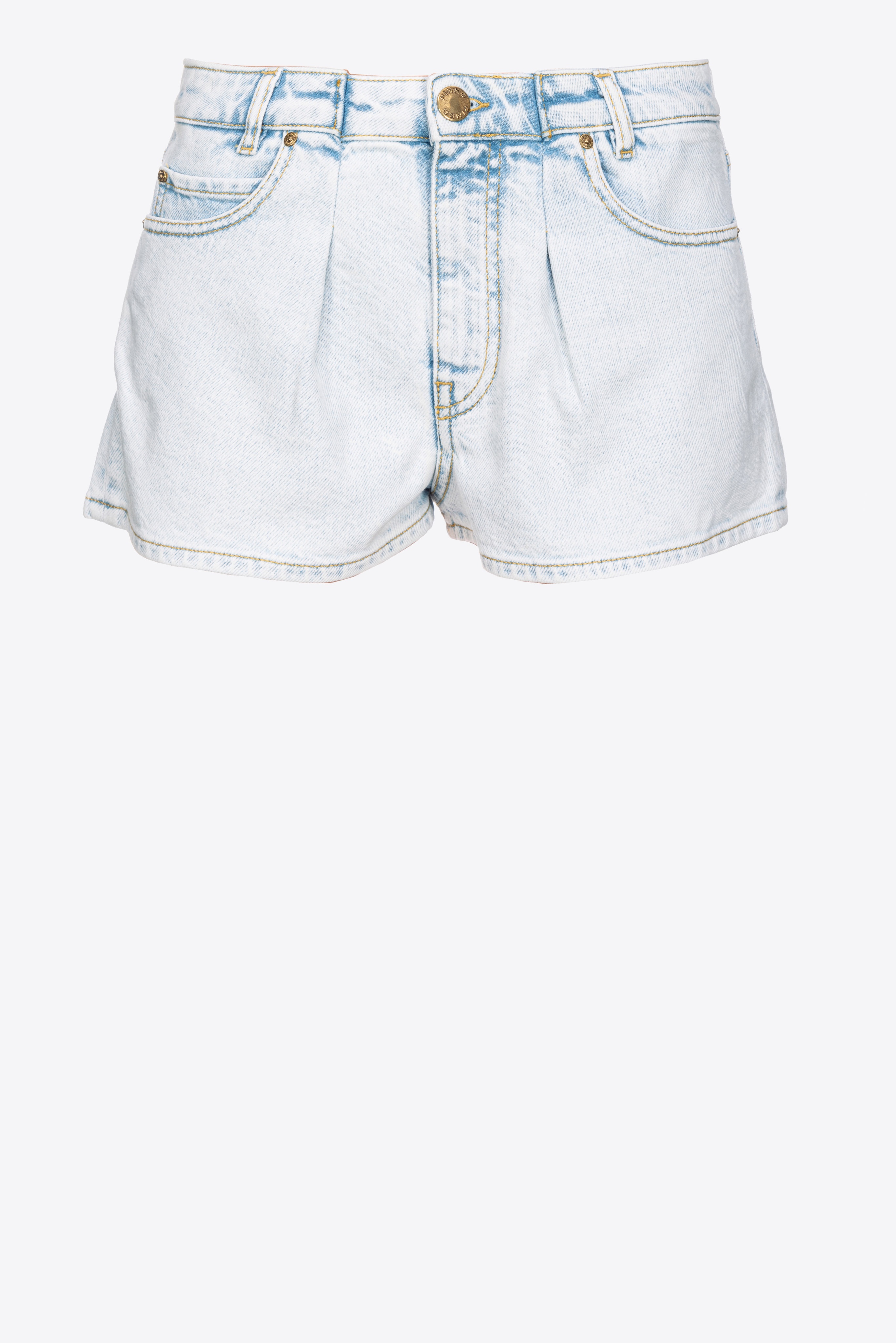 LIGHT-COLOURED DENIM SHORTS - 1