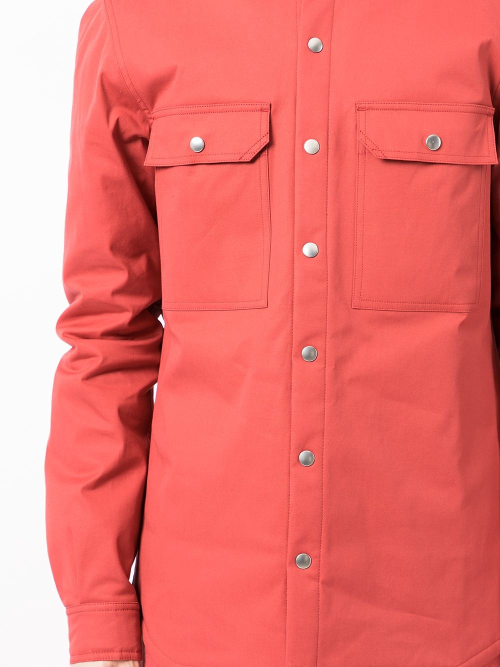 long-sleeved shirt jacket - 5