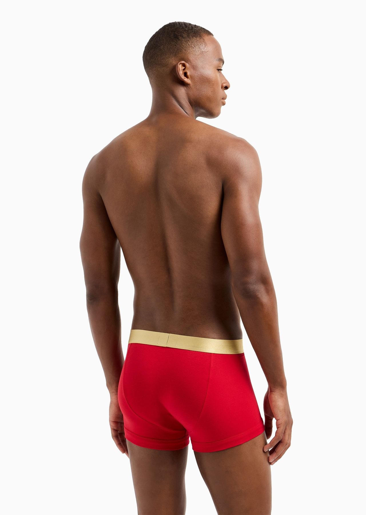 Shiny logo elasticated-waist boxer briefs - 3