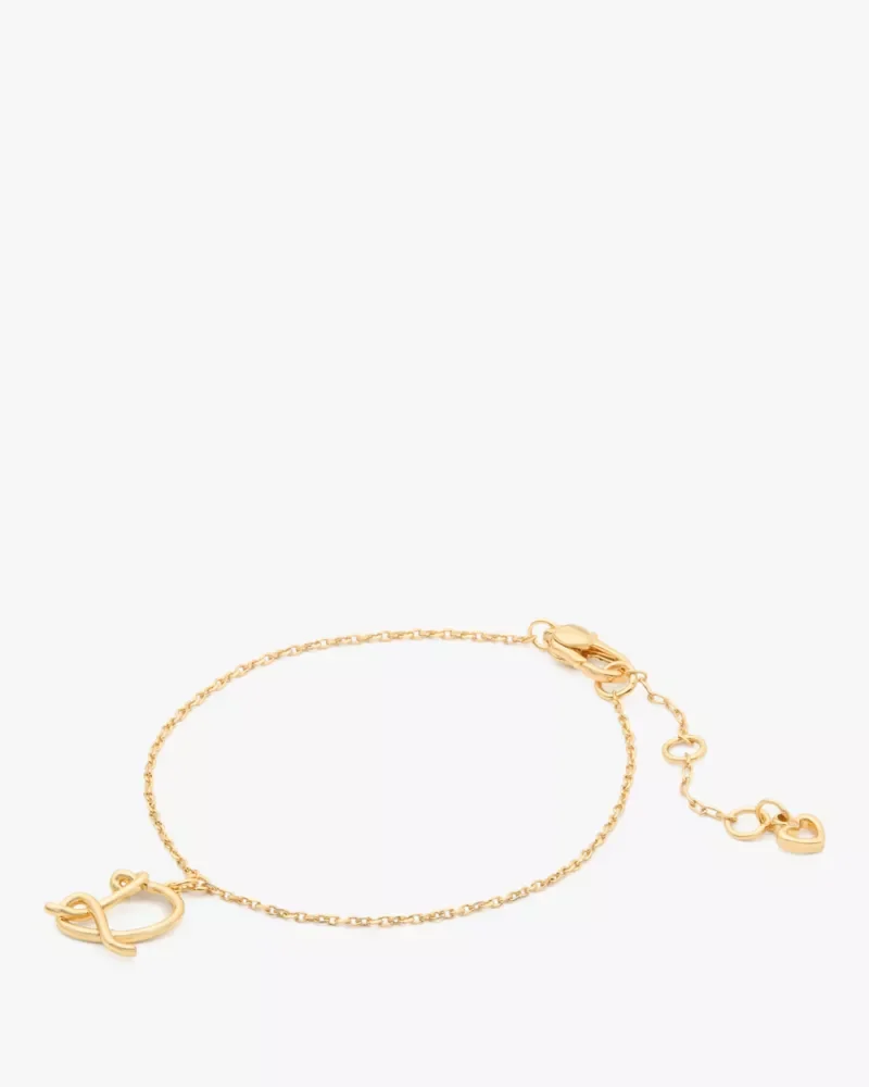 Initial Script Bracelet - 1