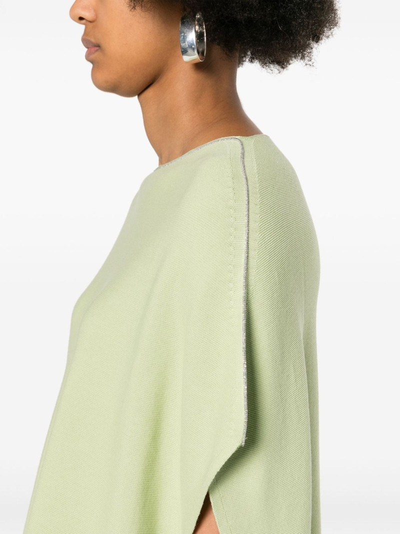 chain-detail knitted top 5