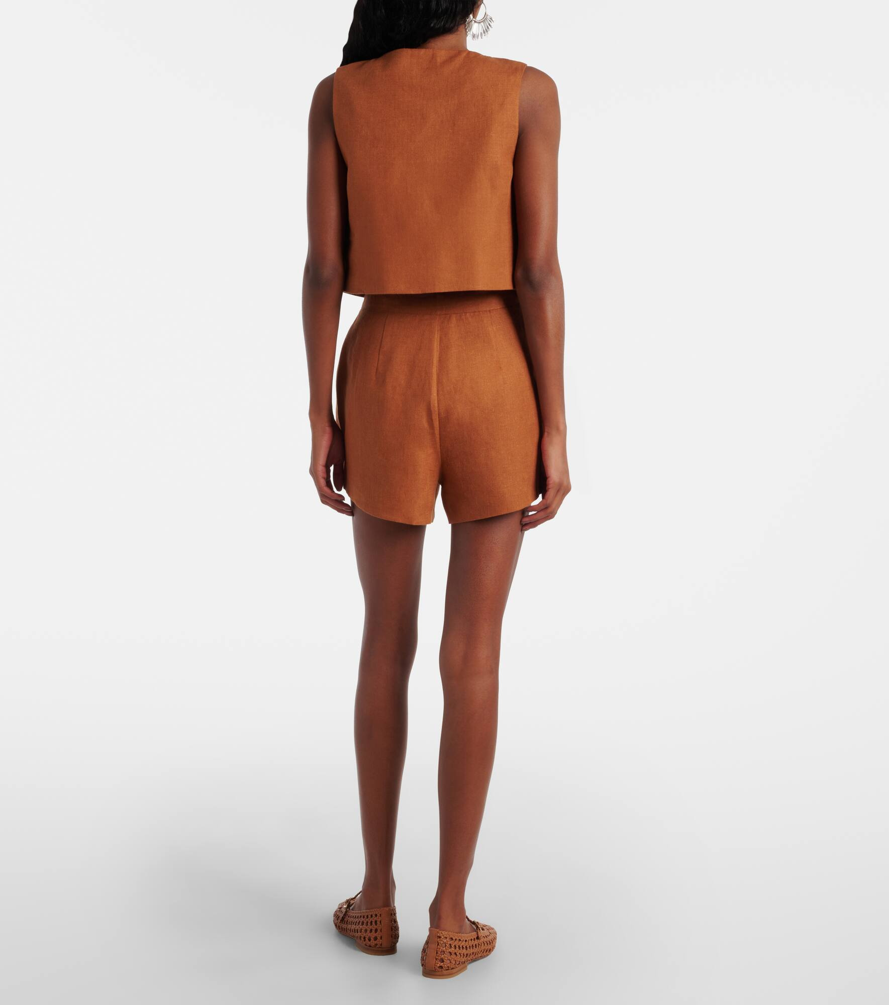 Perri linen shorts - 3
