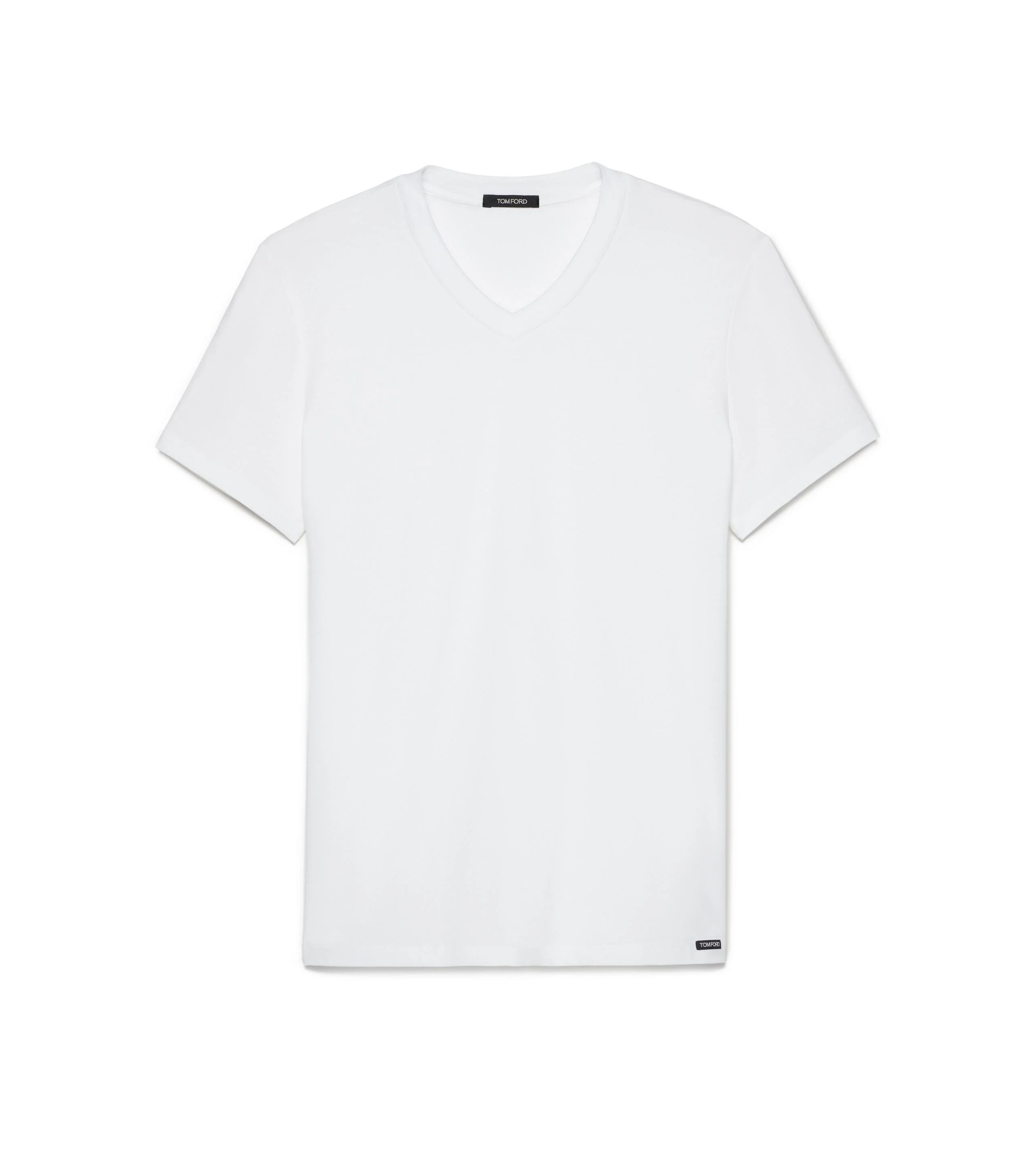 COTTON V-NECK T-SHIRT - 1