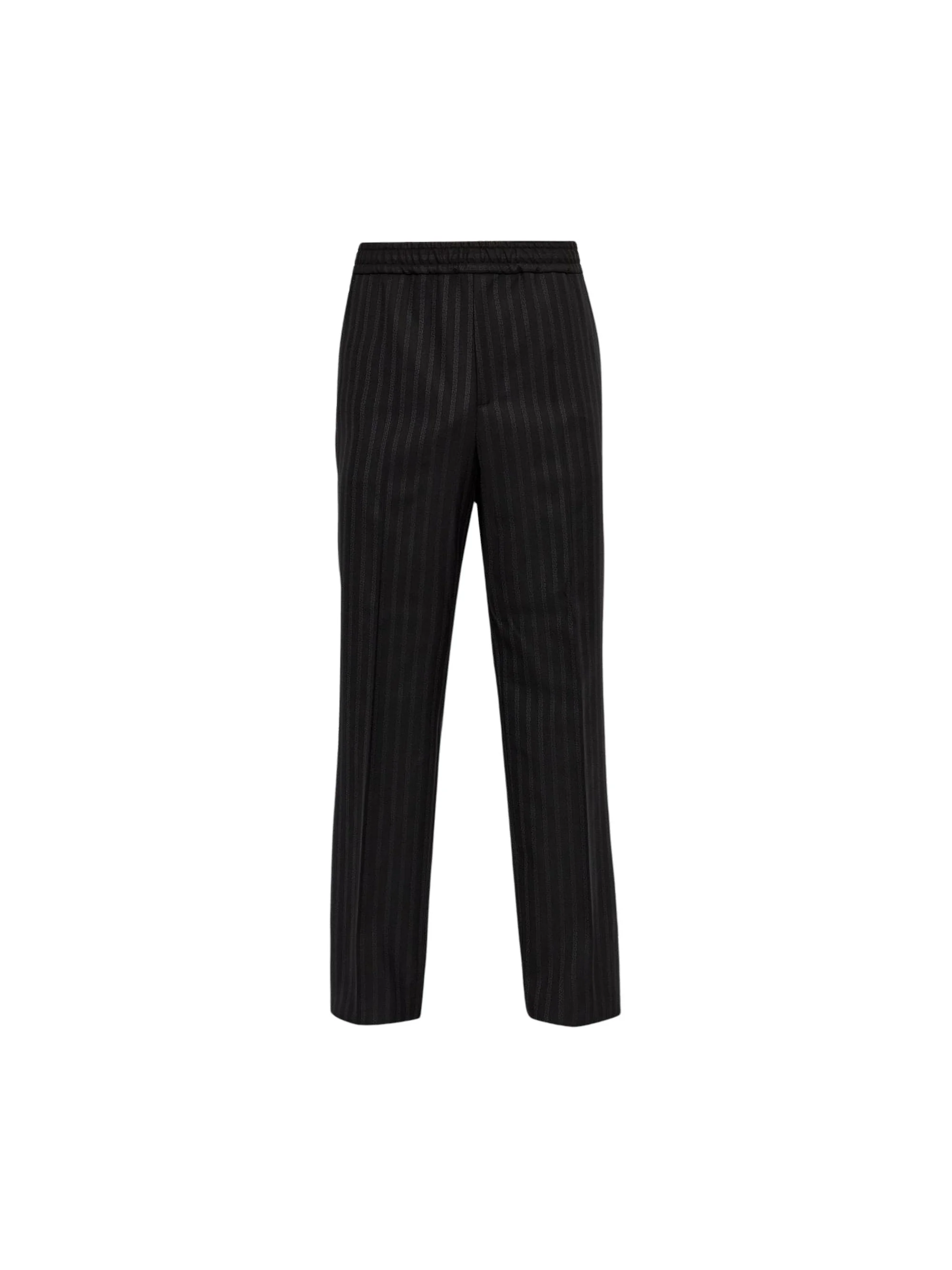 Pleated Monogram Pants by Versace - 1