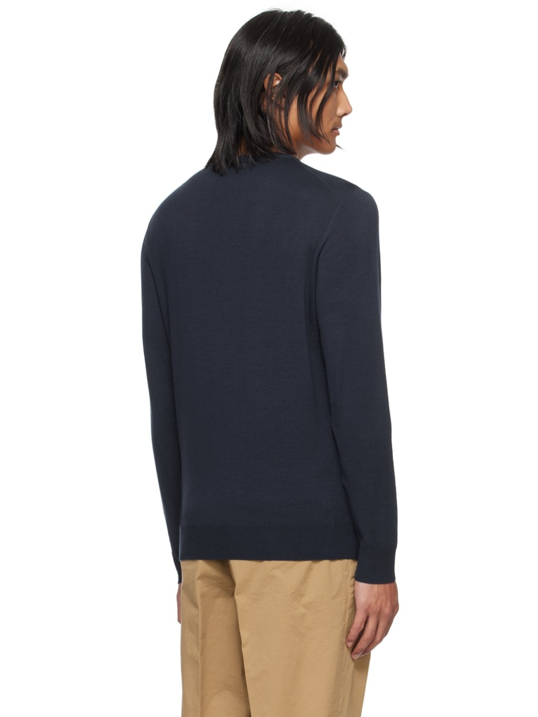Navy Ato Brunal Sweater - 3