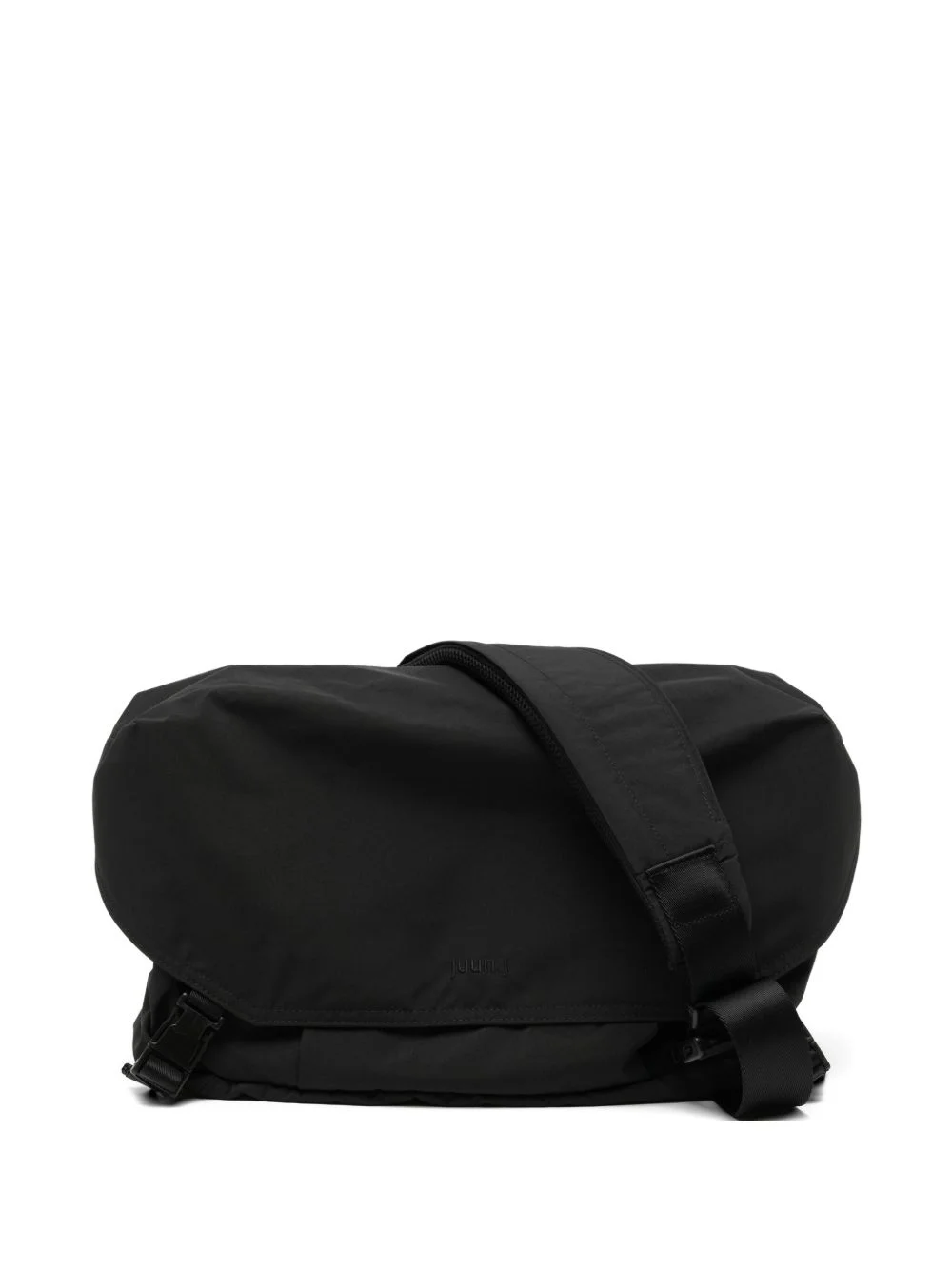 logo-embroidered shoulder bag - 1